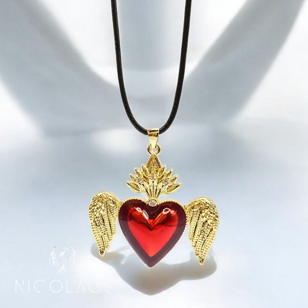 Κολιέ κρεμαστό 'Angel heart'