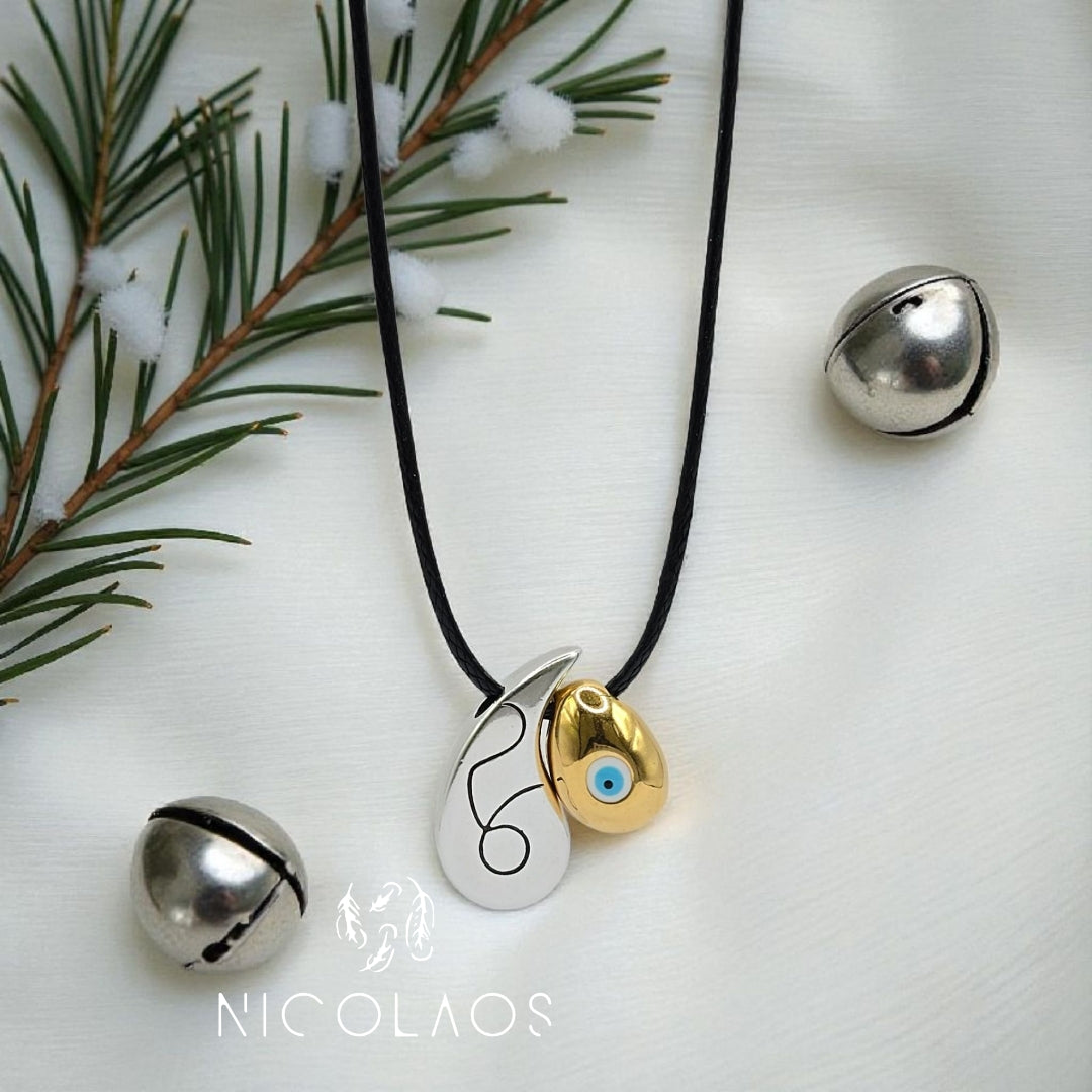 Κρεμαστό κολιέ Γούρι 26 'Silver Drop'