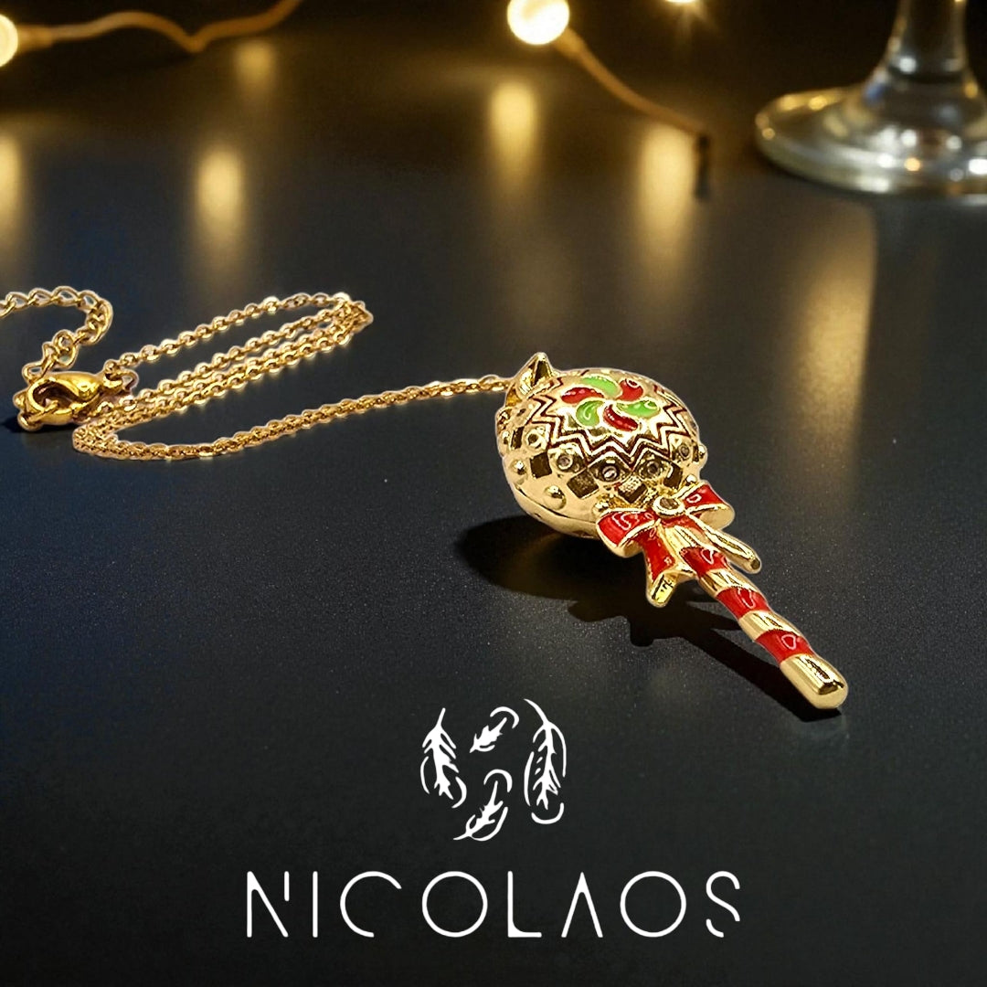 Κολιέ 'Joy candy' απο ανοξείδωτο ατσάλι με βαφή σμάλτου