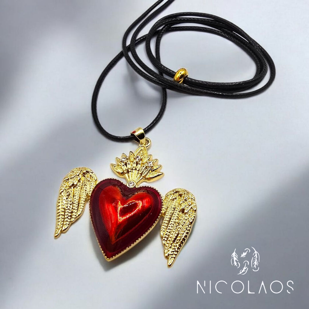 Κολιέ κρεμαστό 'Angel heart'