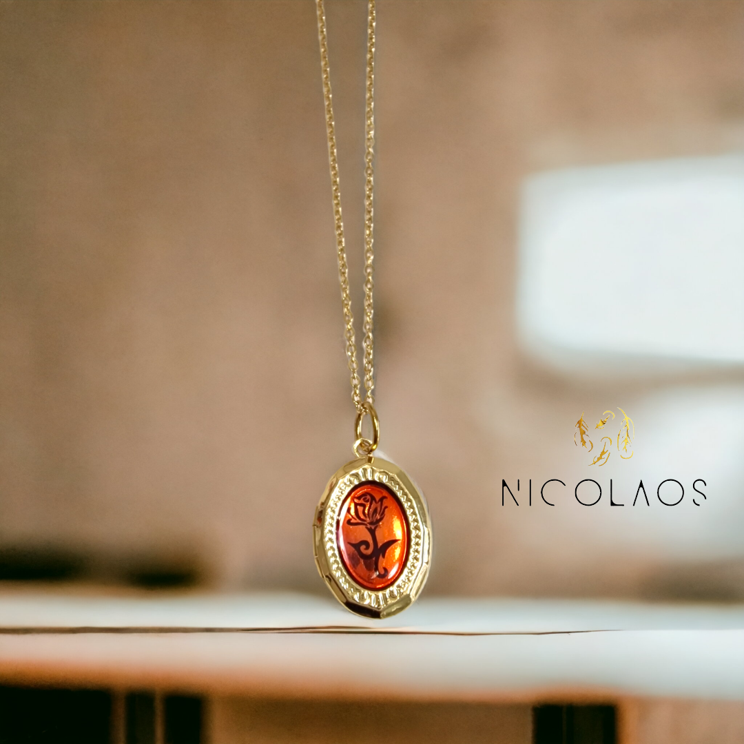 Κολιέ "Rosa rossa"