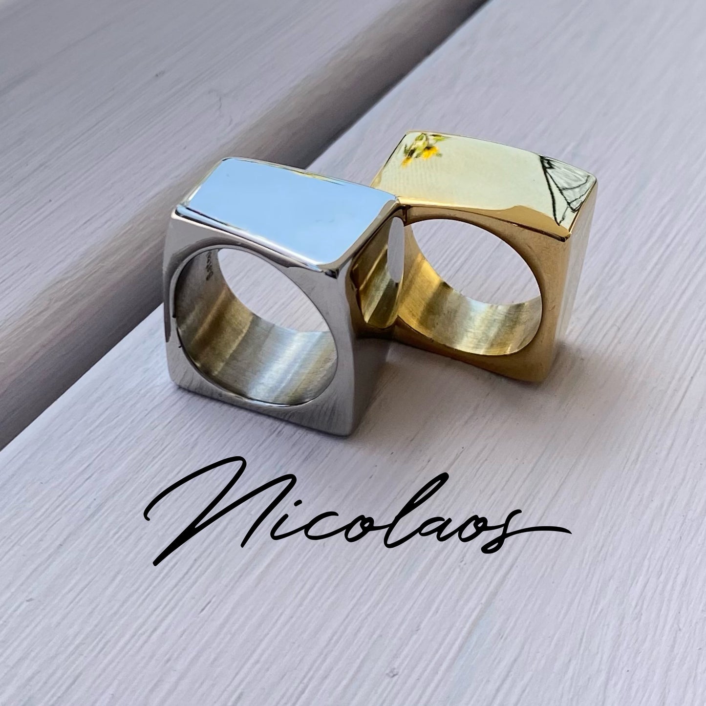 Δαχτυλίδι ‘St. Tropez’ από ανοξείδωτο ατσάλι