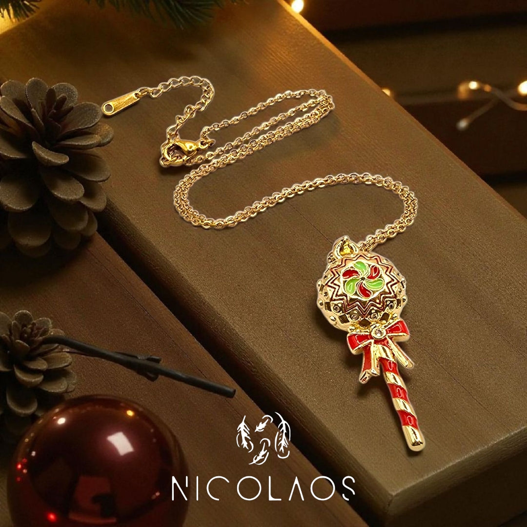 Κολιέ 'Joy candy' απο ανοξείδωτο ατσάλι με βαφή σμάλτου