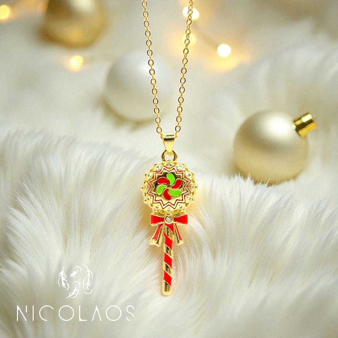 Κολιέ 'Joy candy' απο ανοξείδωτο ατσάλι με βαφή σμάλτου